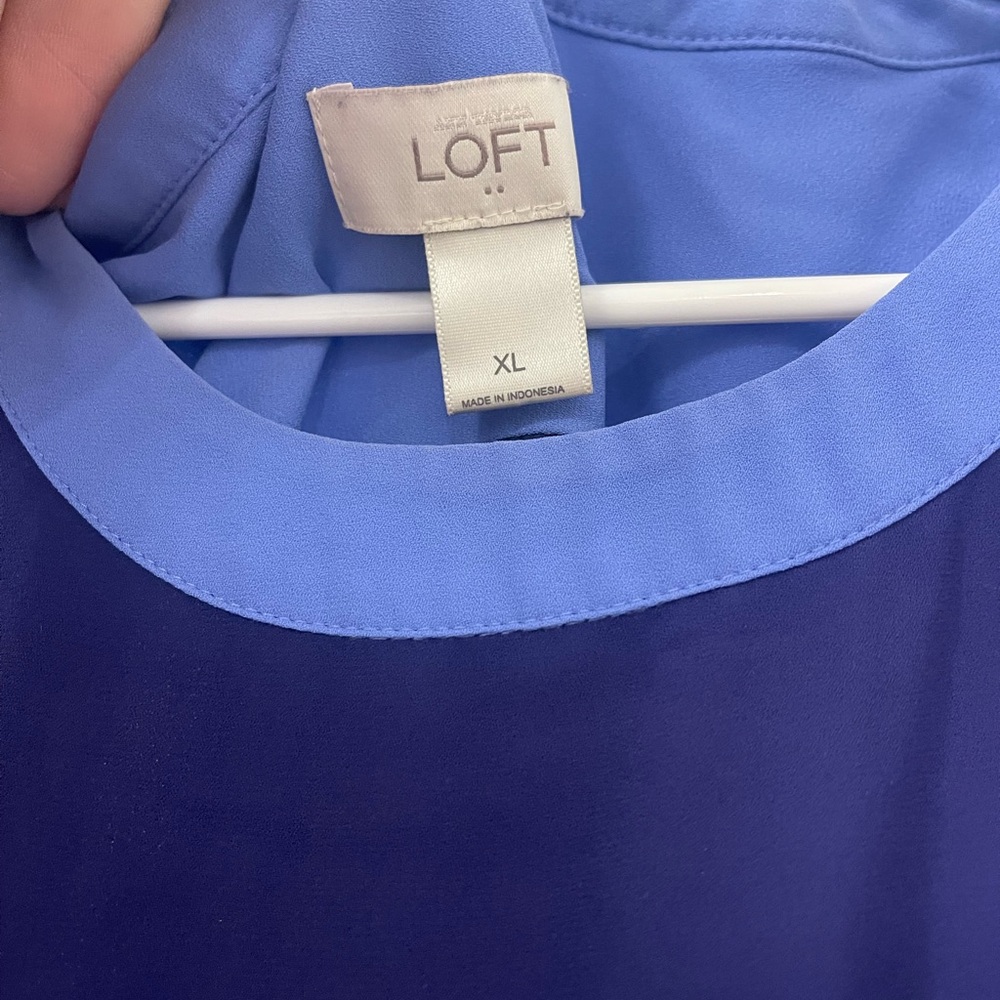 LOFT Women's Purple Top